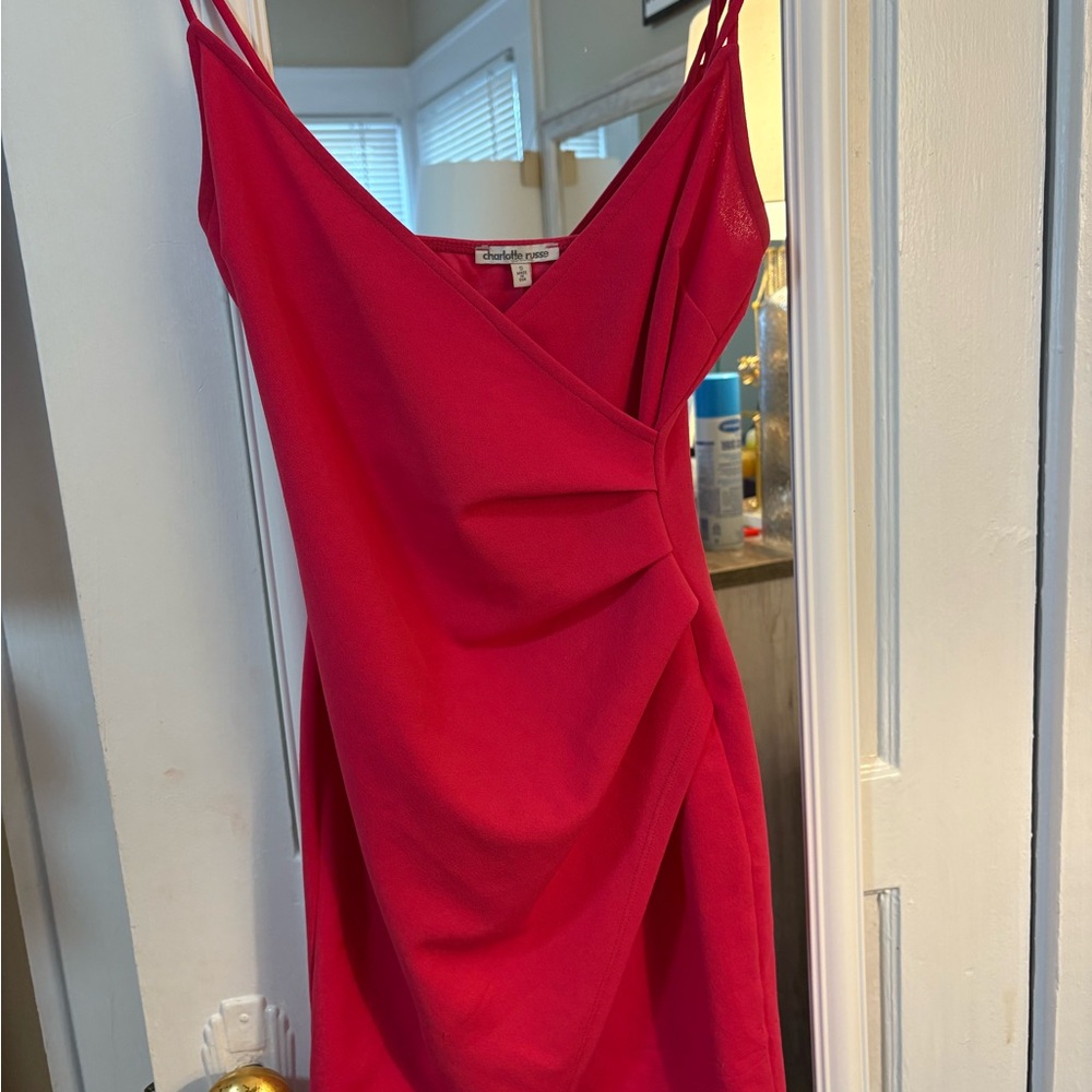 Hot pink mini dress dress